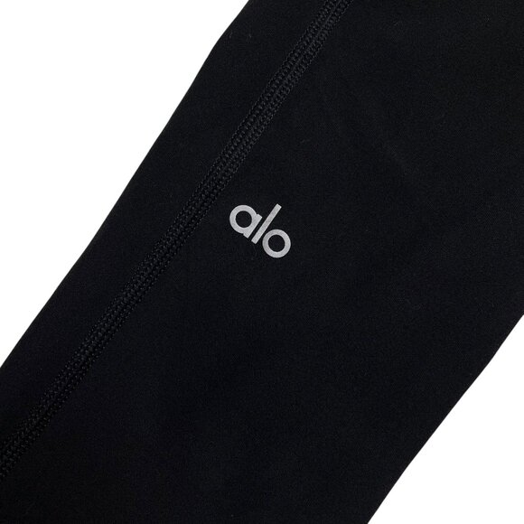 Alo High-Waist Alosoft Lounge Legging Solid Black Small - Picture 1 of 8
